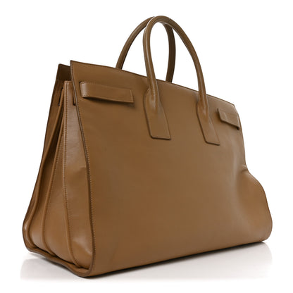 Saint Laurent Calfskin Large Sac de Jour Carryall Natural 3 of 10