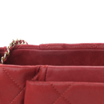 Chanel Iridescent Calfskin Quilted Small Chic Quilt Flap Red 12 of 12