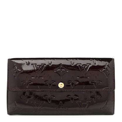Louis Vuitton Vernis Sarah Wallet Amarante 1 of 10