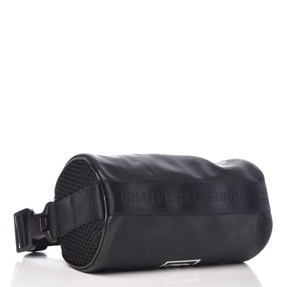Chanel Rubber Nylon Mesh Small Sport Duffle Black 4 of 9