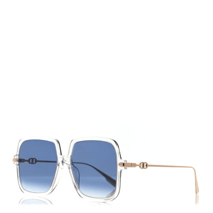 Christian Dior Acetate DiorLink 1 Sunglasses Blue Gold 1 of 8
