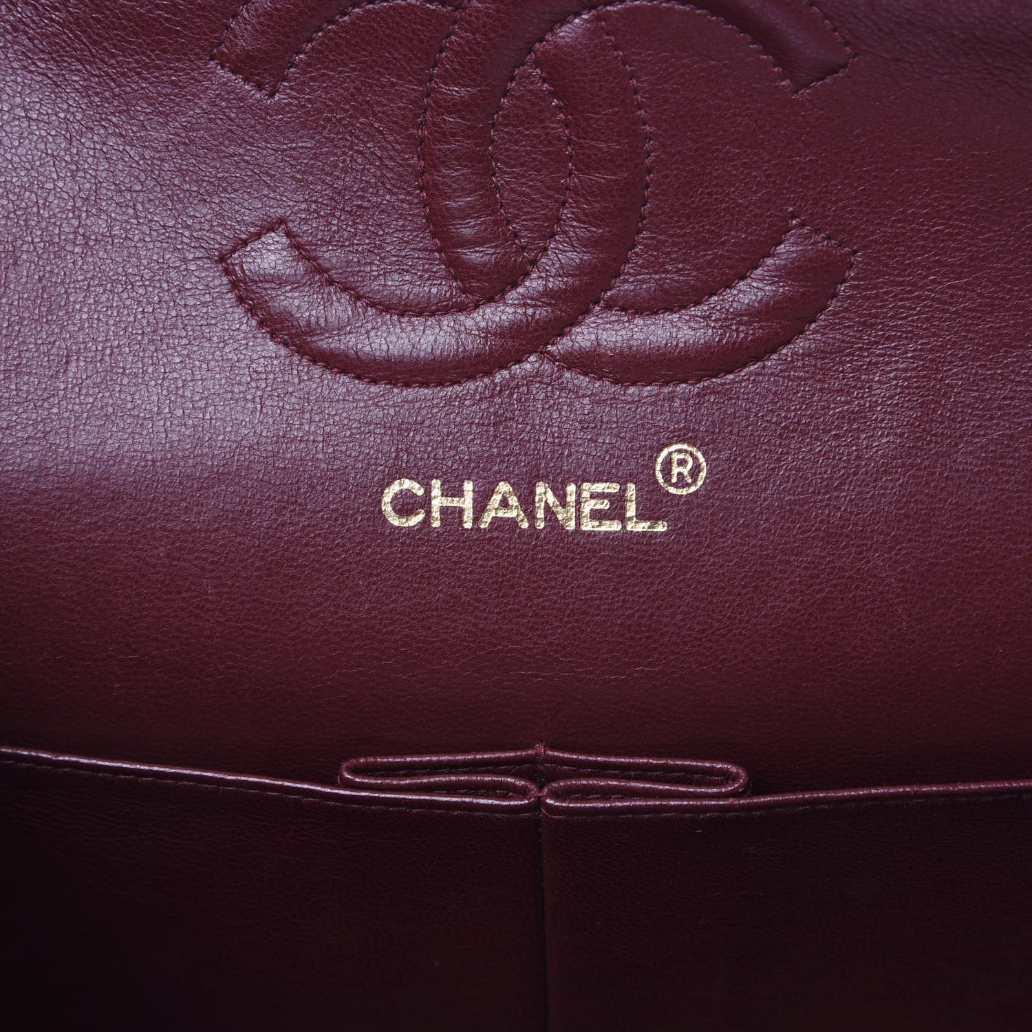 Chanel Lambskin Quilted Medium Double Flap Black 6 of 13