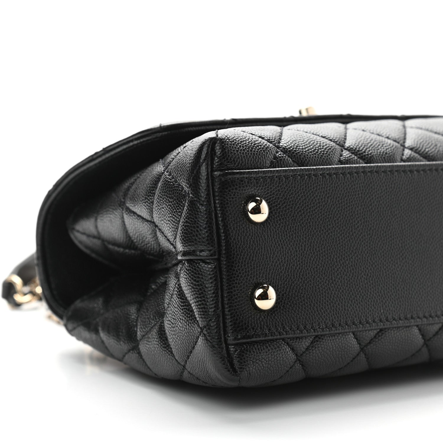 Chanel Caviar Quilted Mini Coco Handle Flap Black 9 of 11