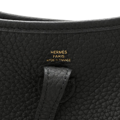 Hermes Taurillon Clemence Evelyne TPM Black 6 of 10