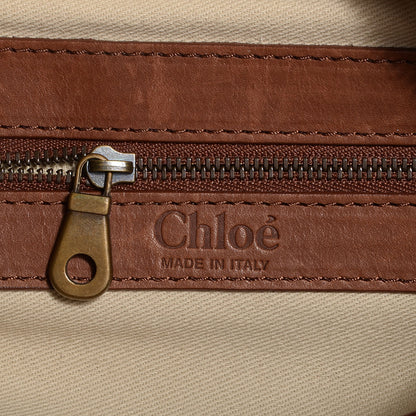 Chloe Python Silverado Shoulder Bag Brown 6 of 8