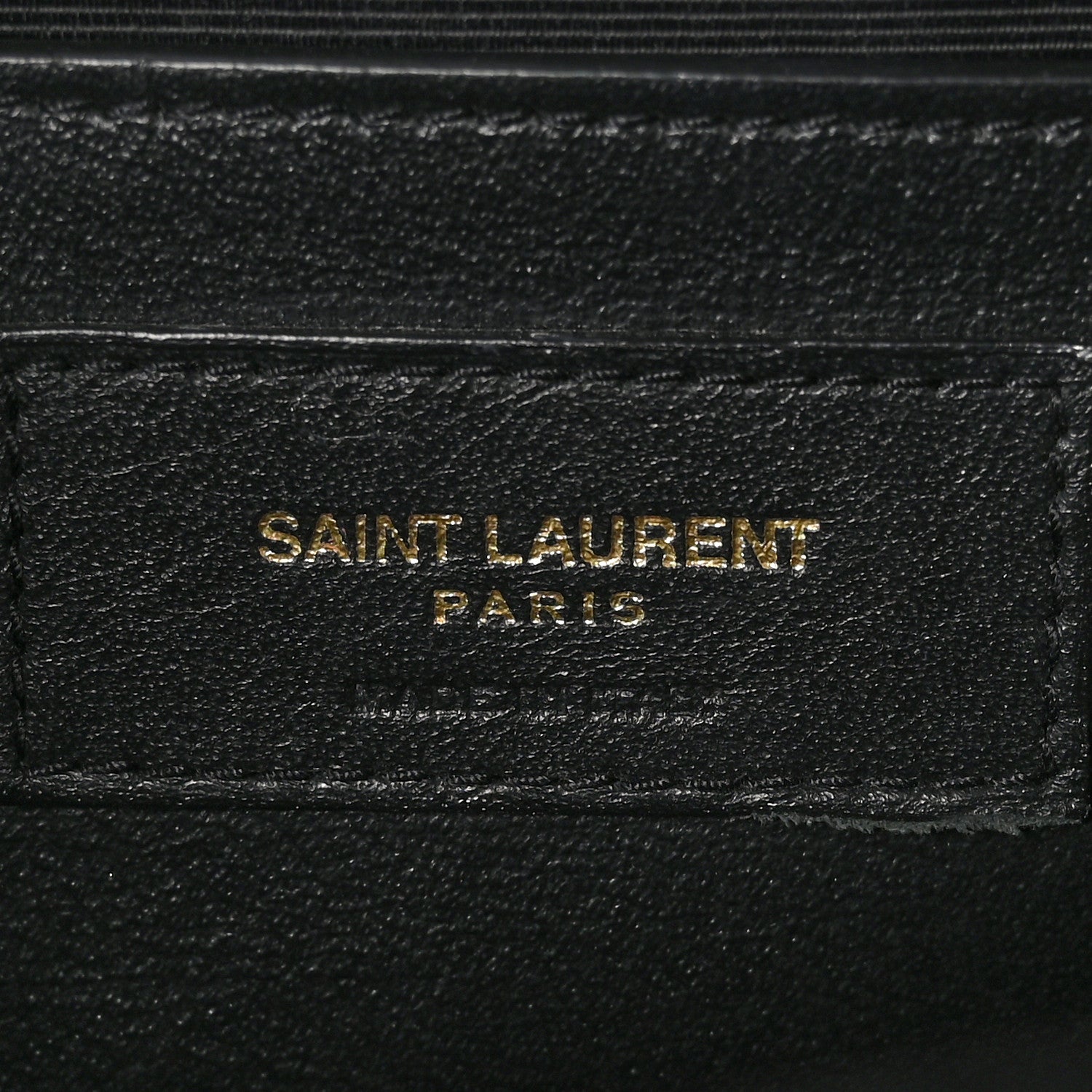 Saint Laurent Grain De Poudre Textured Mixed Matelasse Triquilt Medium Monogram Satchel Black 6 of 10