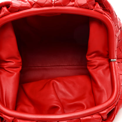 Bottega Veneta Nappa Maxi Intrecciato The Pouch Oversized Clutch Bright Red 5 of 6