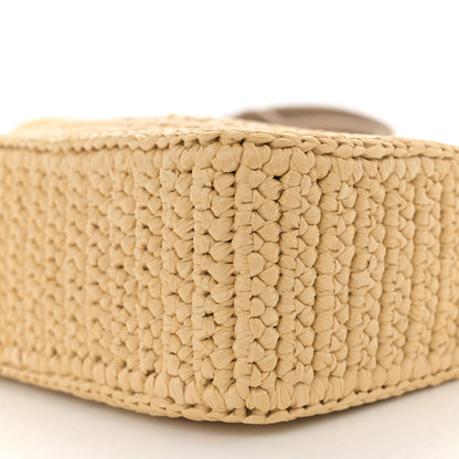 Prada Yarn Raffia Effect Crochet Re-Edition 2005 Shoulder Bag Naturale 10 of 10