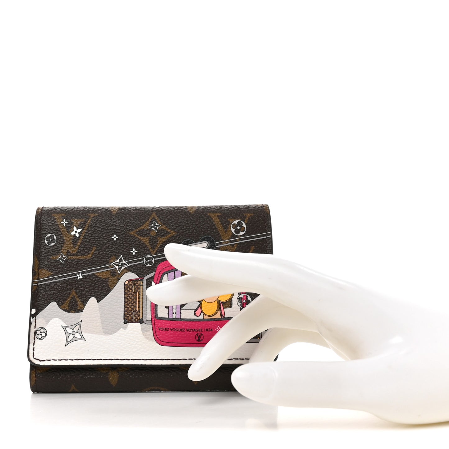 Monogram 2019 Christmas Animation Victorine Wallet Fuchsia