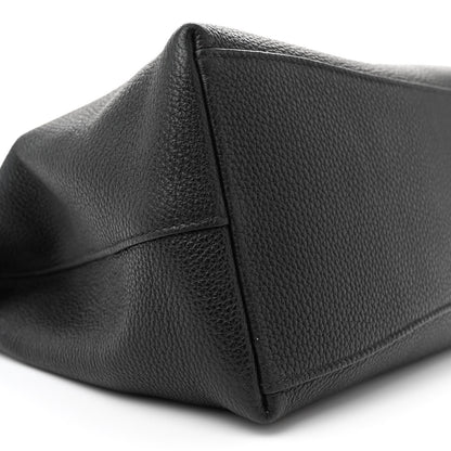 Prada Vitello Phenix Embossed Logo Hobo Black 8 of 10