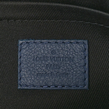 Louis Vuitton Monogram Shadow Pochette To-Go Navy River Blue 6 of 9
