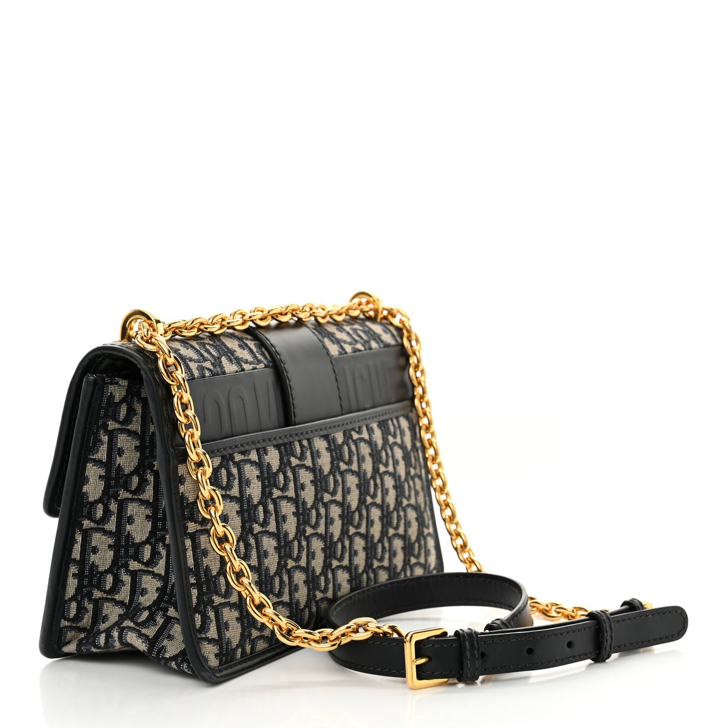 Oblique 30 Montaigne Chain Flap Bag Blue