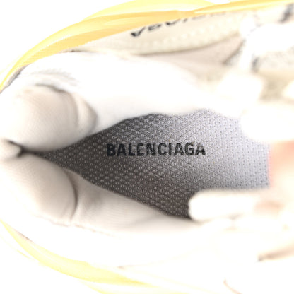 Balenciaga Fabric Mesh Clear Sole Womens Triple S Sneakers 37 White 6 of 8