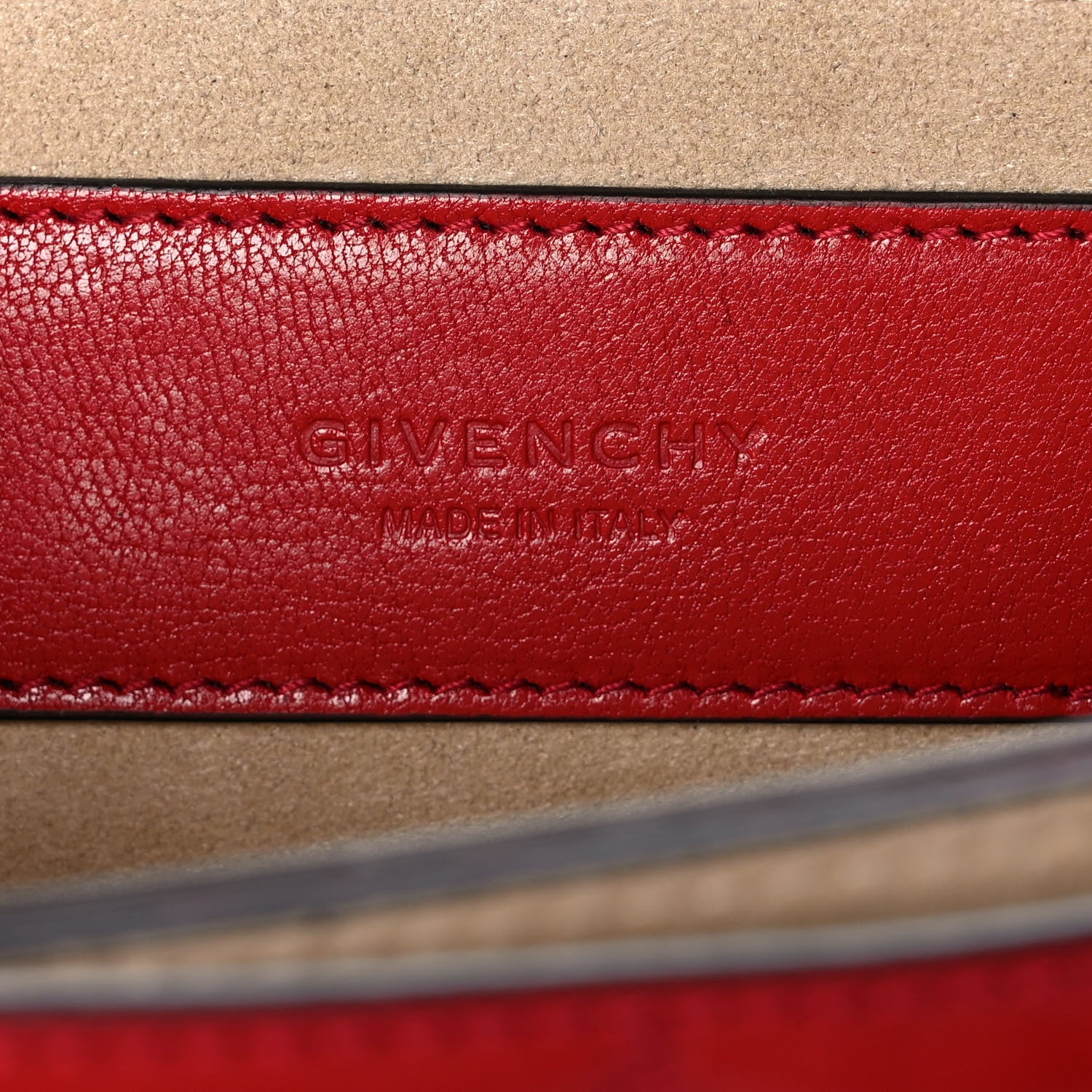 Givenchy Goatskin Quilted Small GV3 Shoulder Bag Vermilion 6 of 13