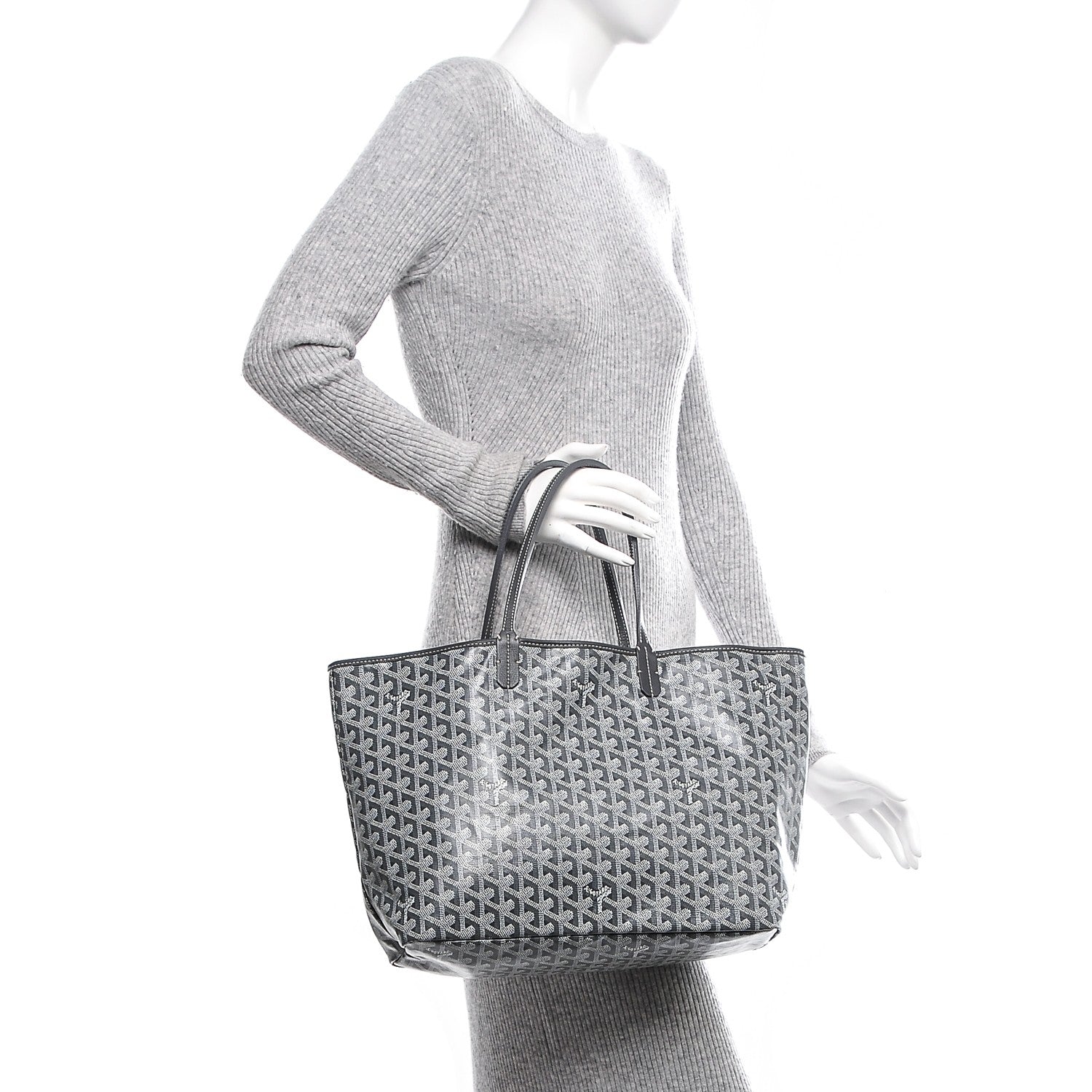 Goyard Goyardine Saint Louis PM Grey 2 of 6