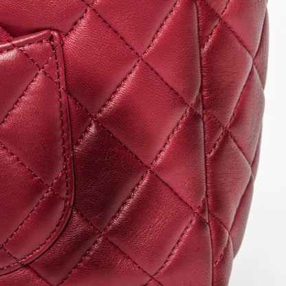 Chanel Lambskin Quilted Large In Seoul Backpack Dark Pink 6 of 8