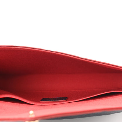 Louis Vuitton Empreinte Pochette Felicie Chain Wallet Marine Rouge 7 of 10