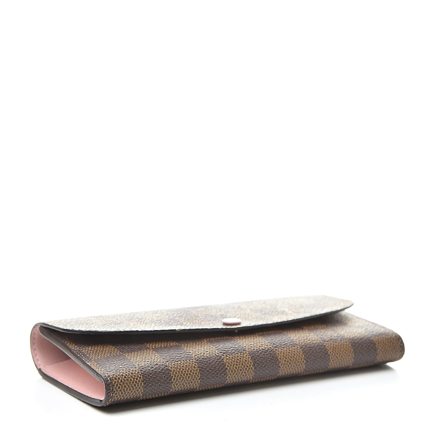Damier Ebene Emilie Wallet Rose Ballerine