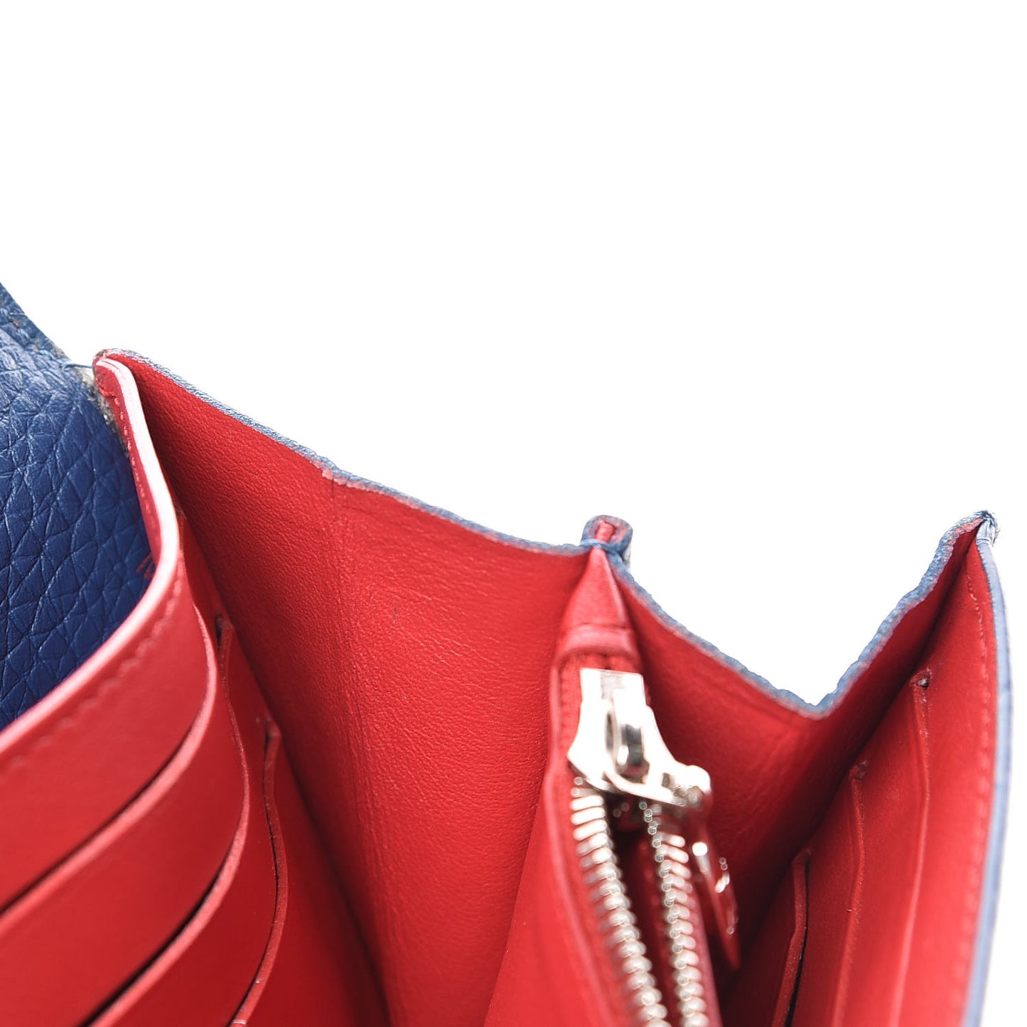 Taurillon Capucines Wallet Blue