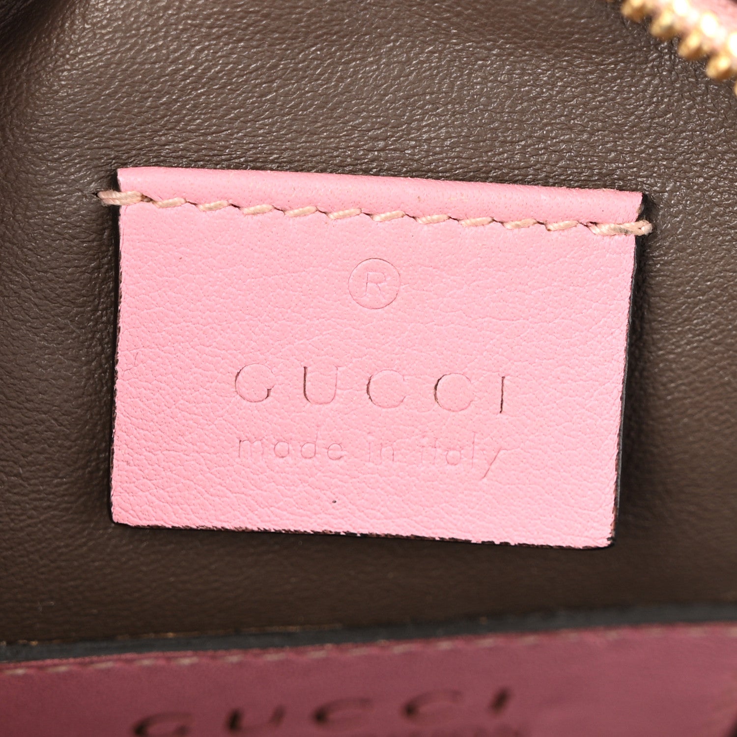Gucci Snakeskin GG Ophidia Round Crossbody Bag 6 of 13