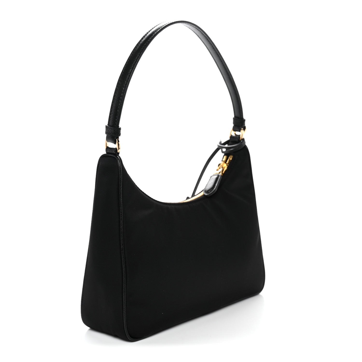 Prada Tessuto Nylon Saffiano Mini Re-Edition 2005 Bag Black 3 of 10