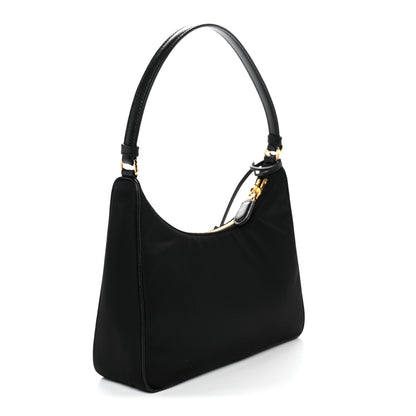 Prada Tessuto Nylon Saffiano Mini Re-Edition 2005 Bag Black 3 of 10