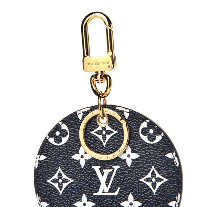 Louis Vuitton Monogram Giant Crafty Illustre Bag Charm Key Ring Creme Rouge Black 3 of 4