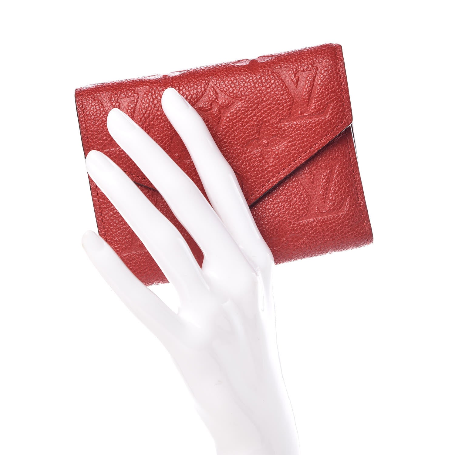 Louis Vuitton Empreinte Victorine Wallet Cherry 2 of 8