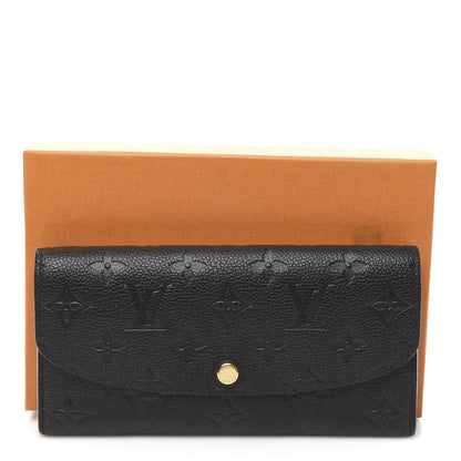Louis Vuitton Empreinte Emilie Wallet Black Dune 7 of 7