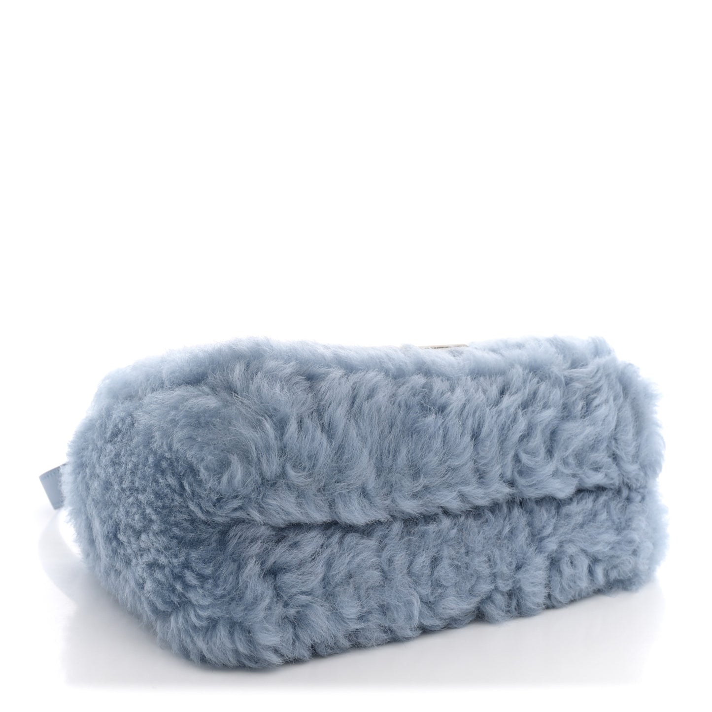 Shearling Twist Shoulder Bag PM Blue