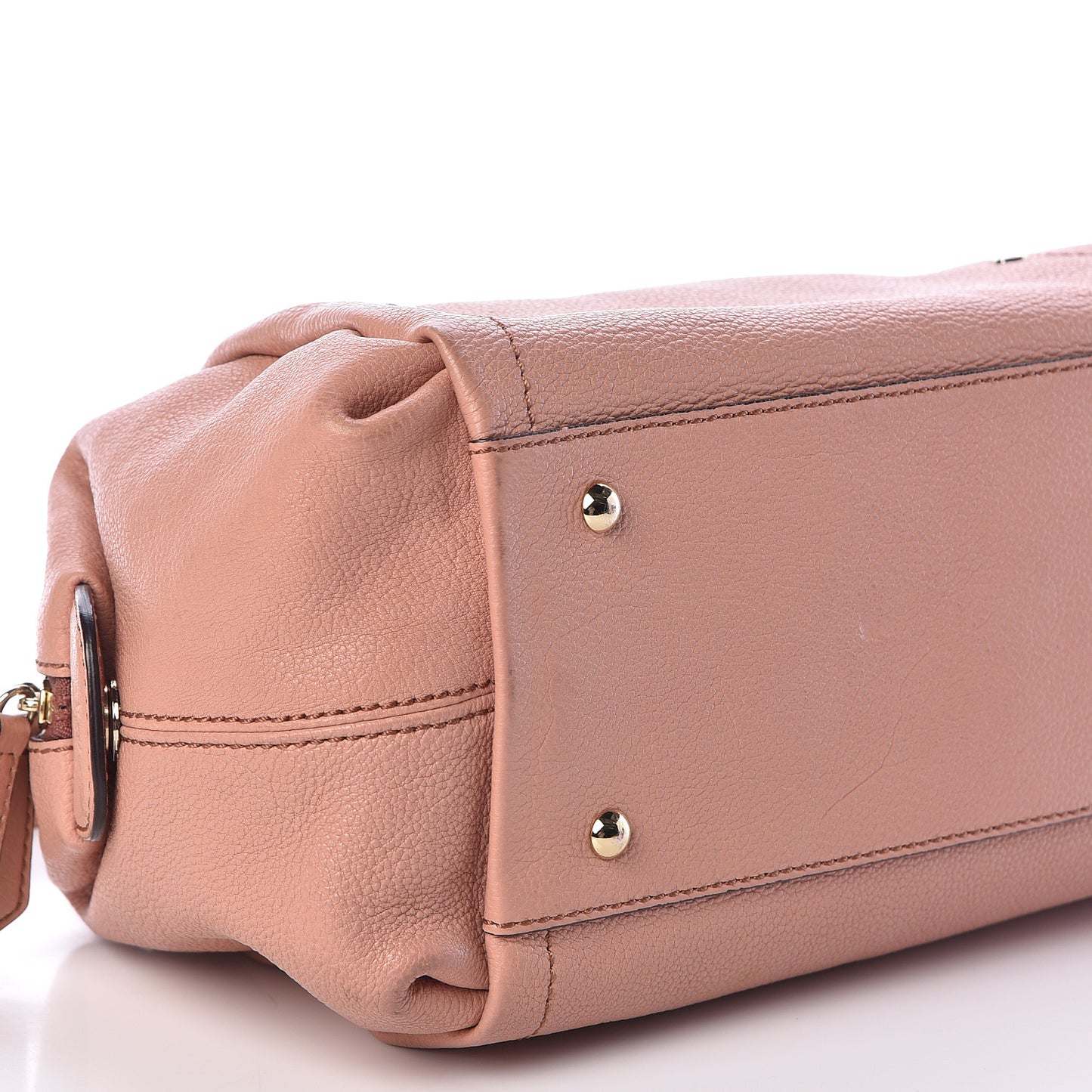 Calfskin Bowler Bag Pink