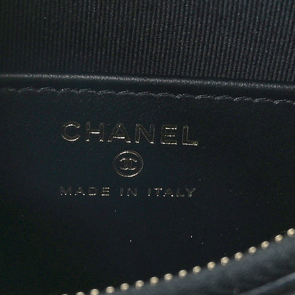 Chanel Crumpled Calfskin Quilted Braided CC Small Hobo Black 6 of 9