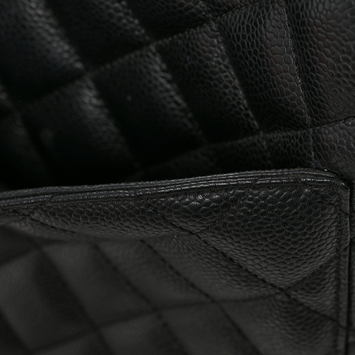 Chanel Caviar Quilted Grand Shopping Tote GST Black 16 of 17