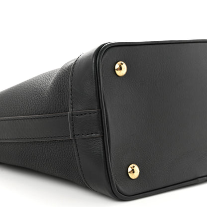 Louis Vuitton Grained Calfskin Cruiser PM Black 9 of 12