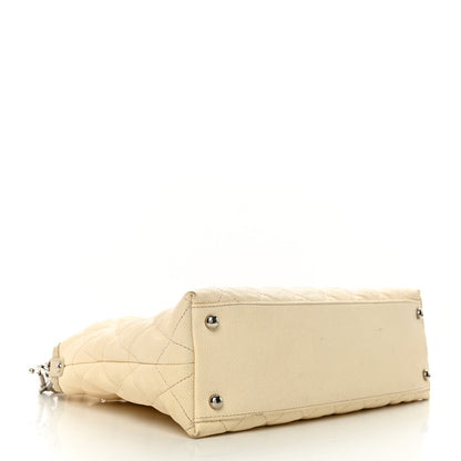 Chanel Caviar Quilted French Riviera Hobo Beige 4 of 12