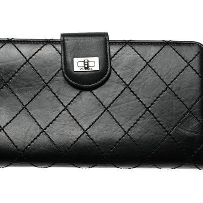 Chanel Lambskin Stitched Mademoiselle French Wallet Black 12 of 15