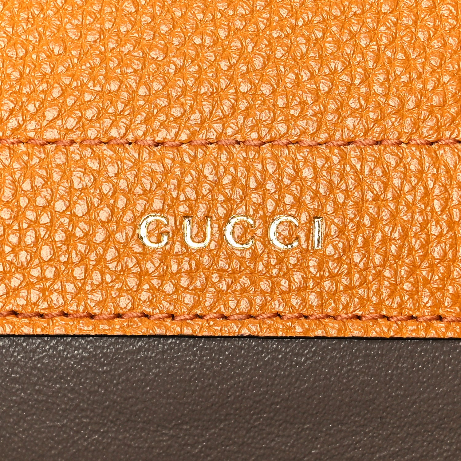 Gucci Posillipo Grain Calfskin Small Zumi Top Handle Bag Sun Oil 6 of 10