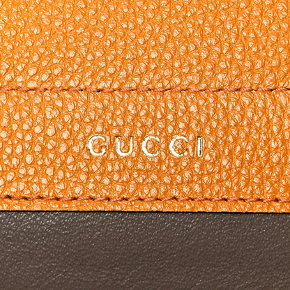 Gucci Posillipo Grain Calfskin Small Zumi Top Handle Bag Sun Oil 6 of 10