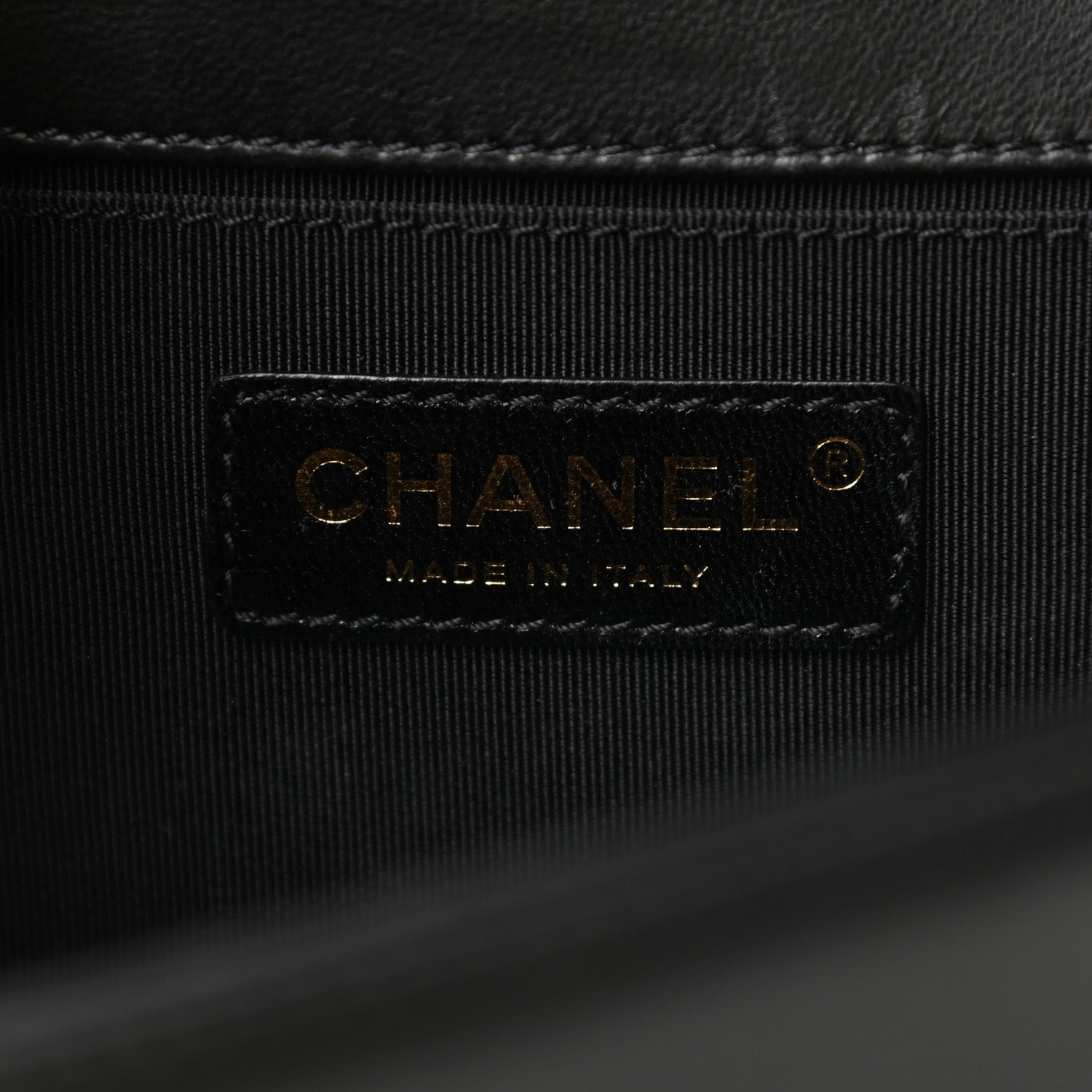 Chanel Lambskin Quilted Medium Boy Flap Black 6 of 12
