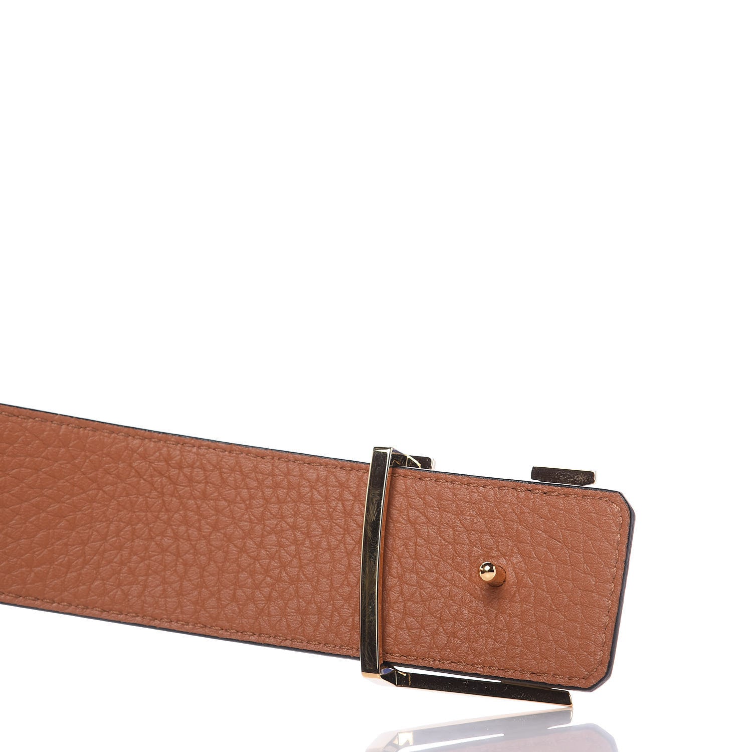 Louis Vuitton Taurillon Calfskin 40mm LV Initiales Reversible Belt 95 38 Black 4 of 6