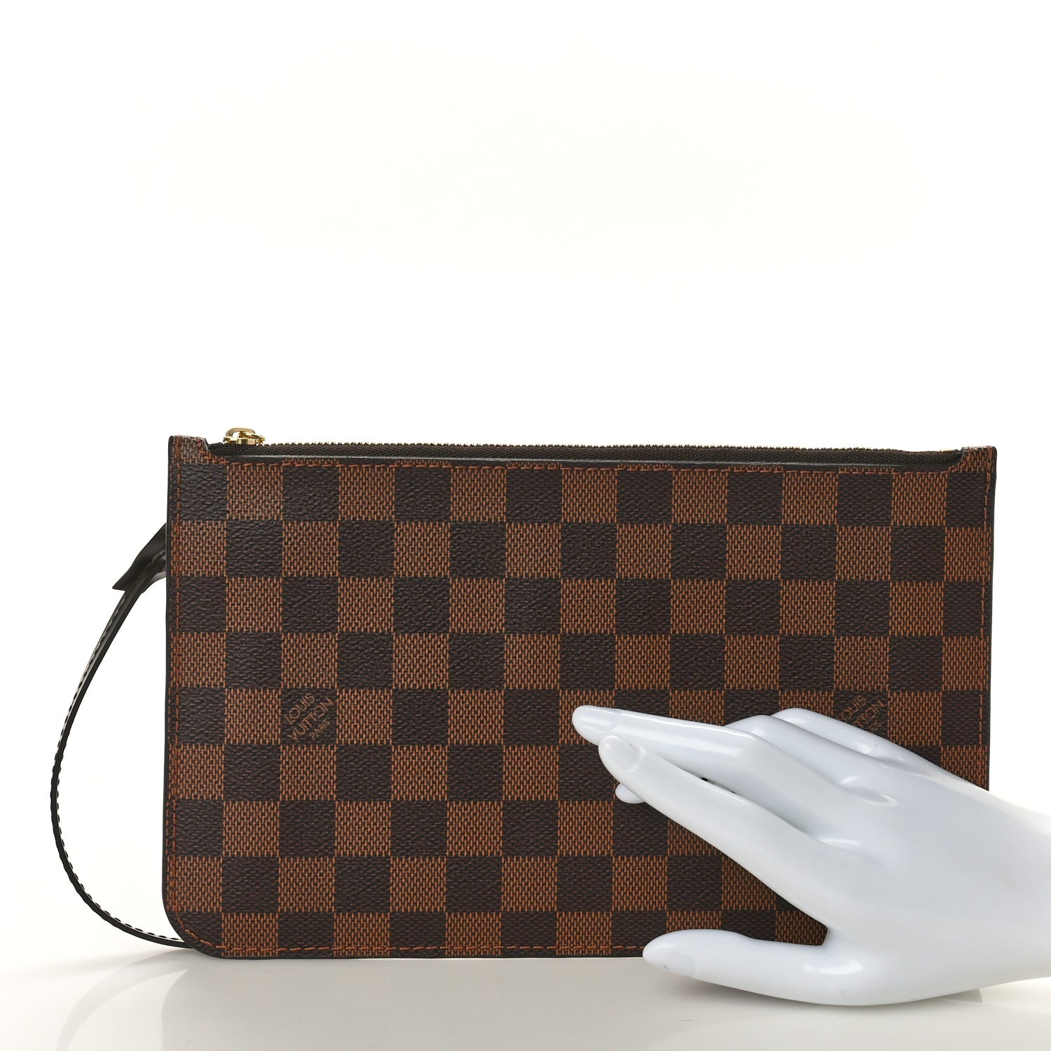 Louis Vuitton Damier Ebene Neverfull MM GM Pochette 2 of 7