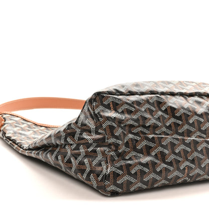 Goyard Goyardine Boheme Hobo Black Gold 10 of 11