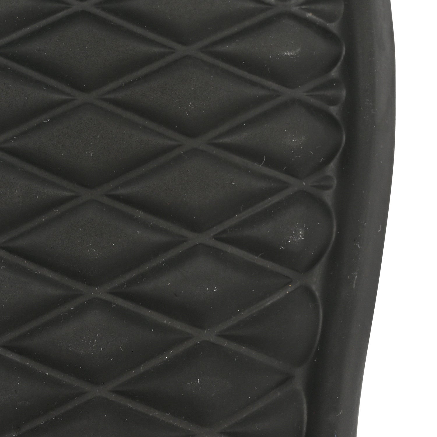 Louis Vuitton Rubber Embossed Monogram Mens Waterfront Mules 10 Black 9 of 10