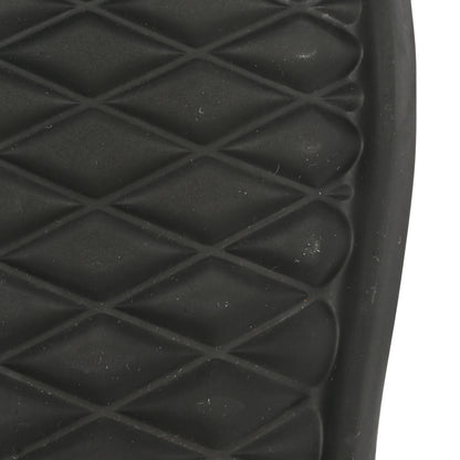 Louis Vuitton Rubber Embossed Monogram Mens Waterfront Mules 10 Black 9 of 10