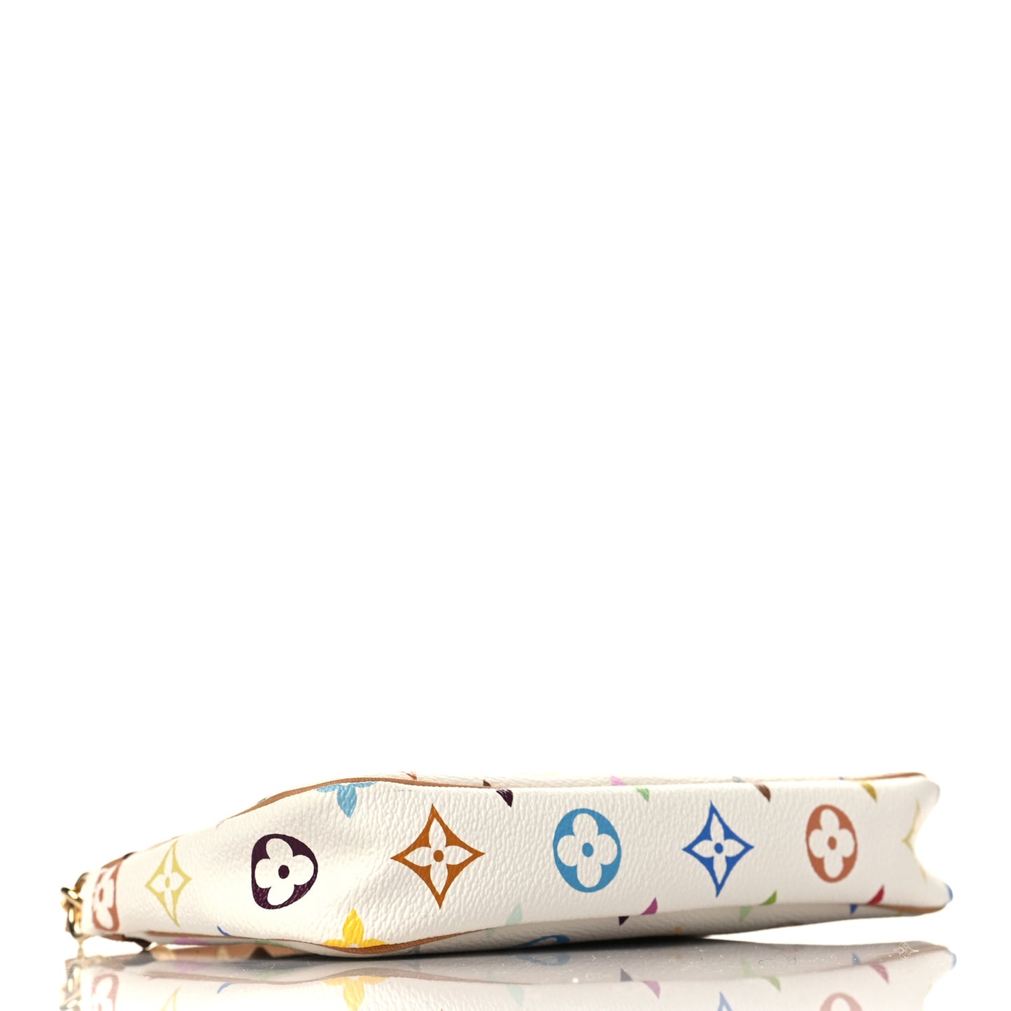 Monogram Multicolor Pochette Accessories White