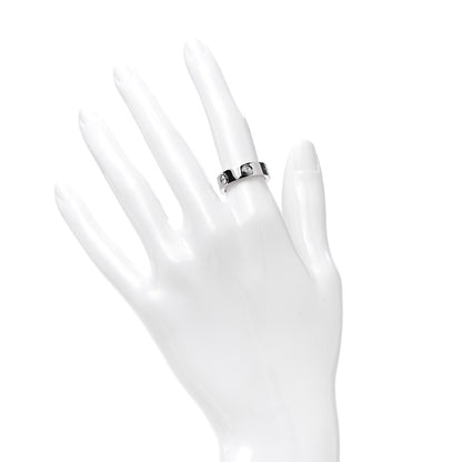 Cartier 18K White Gold 3 Diamond 5.5mm LOVE Ring 50 5.25 2 of 5