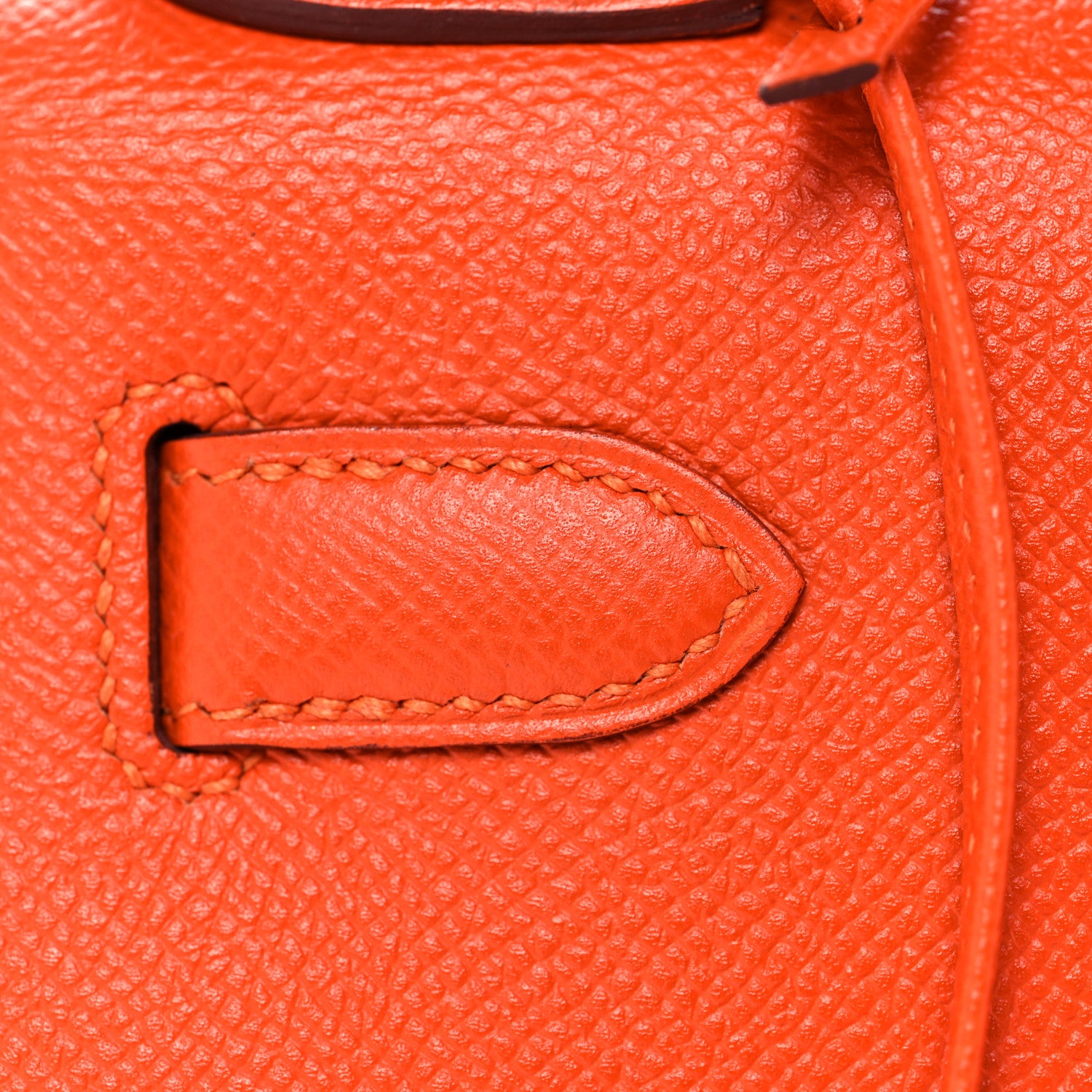 Hermes Epsom Kelly Sellier 28 Orange Poppy 12 of 42