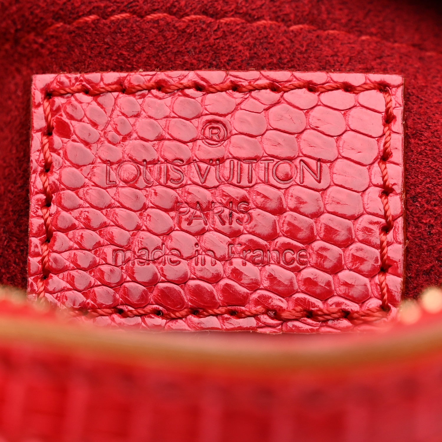 Louis Vuitton Lizard Monogram Cerises Neo Deauville 6 of 10