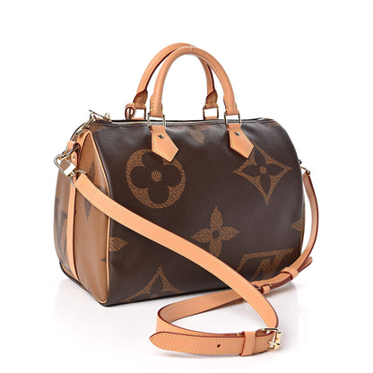 Louis Vuitton Reverse Monogram Giant Speedy Bandouliere 30 3 of 10