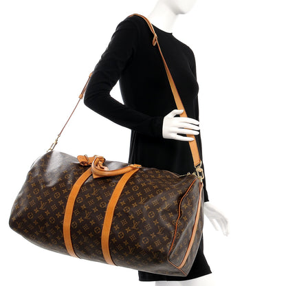 Louis Vuitton Monogram Keepall Bandouliere 55 2 of 9